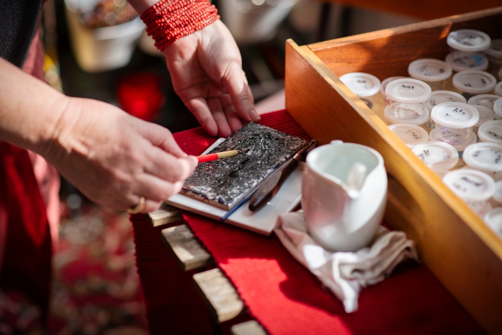 Tegel beschilderen workshop