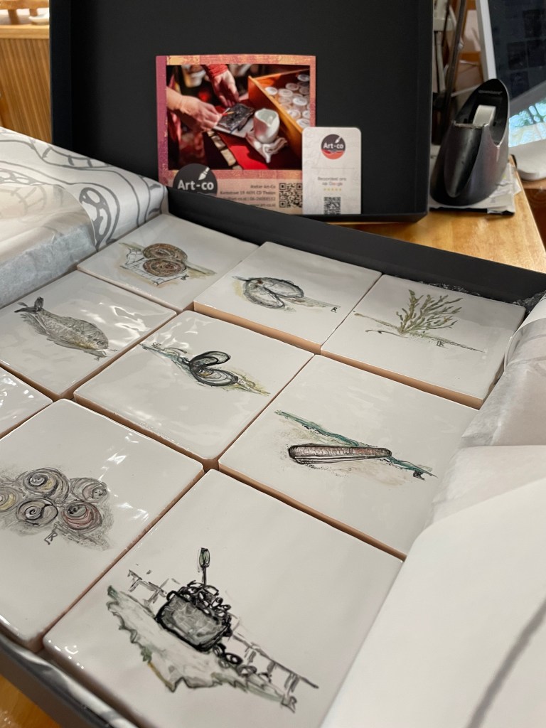 Haal een cadeaubon en maak unieke kunstwerken zoals dit